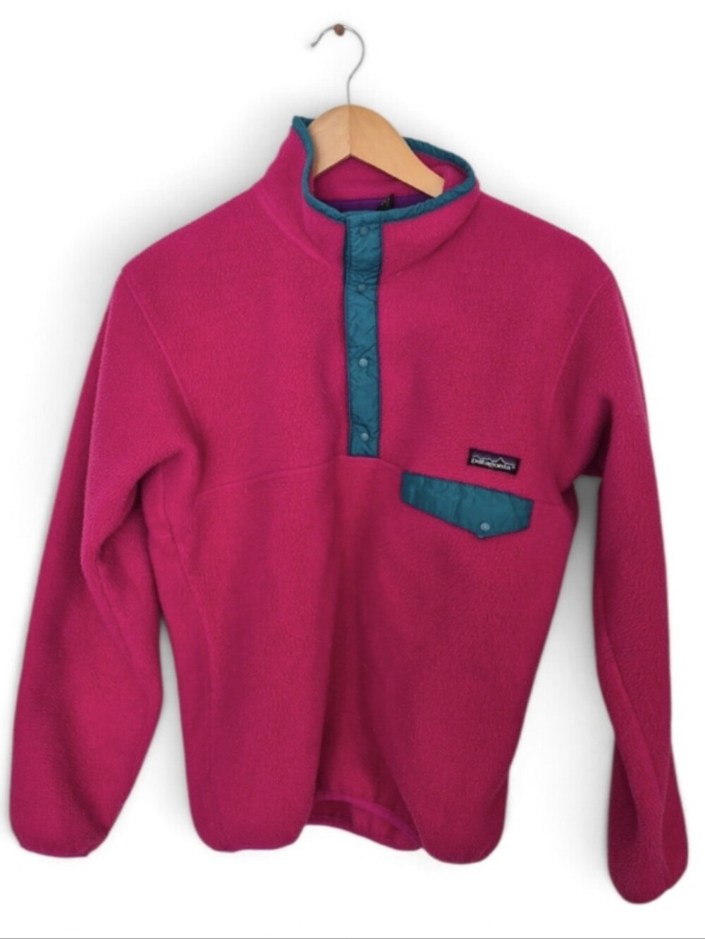 PATAGONIA Women's Re-Tool Snap-T Fleece Pullover RARE VINTAGE FALL 1989